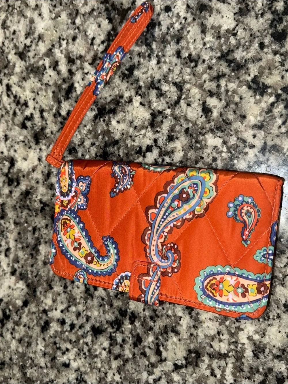Vera Bradley Women's Outlet Ultralight Phone Wristlet Manor Paisley
